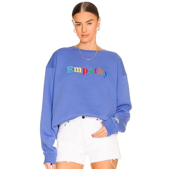 Empathy Always Blue Sweatshirt - Picture 1 of 6